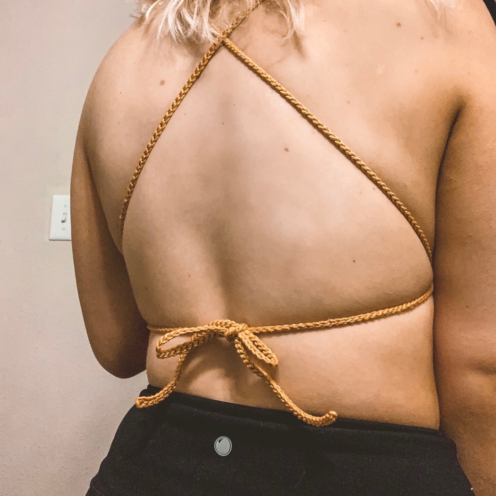 Crochet bralette